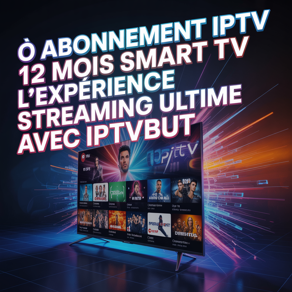abonnement iptv 12 mois smart tv