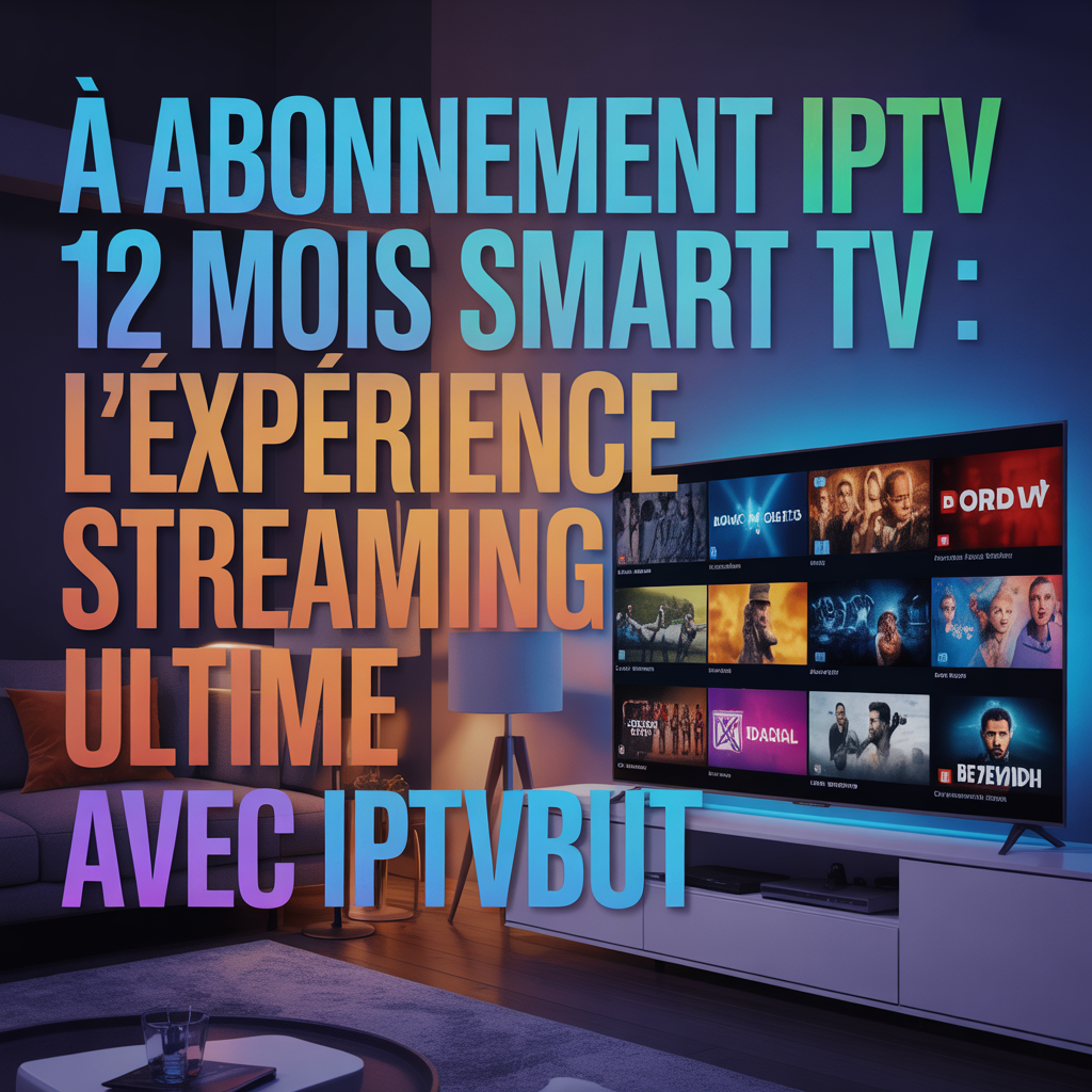 abonnement iptv 12 mois smart tv
