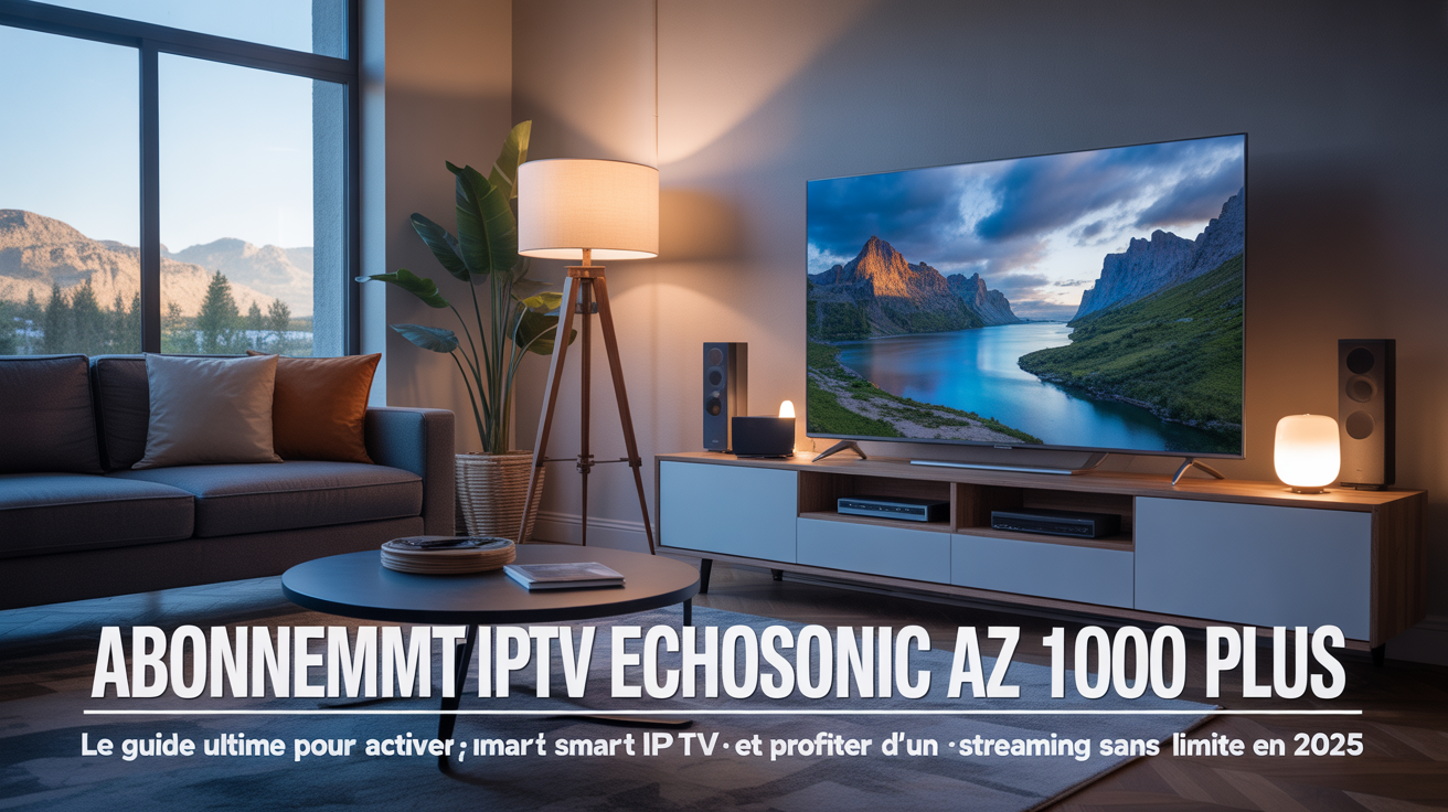abonnement IPTV Echosonic AZ 1000 Plus