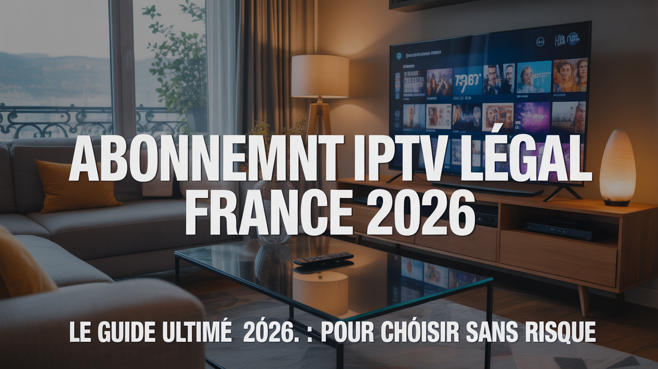 abonnement IPTV légal France 2026