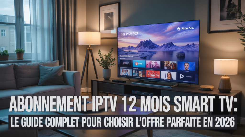 Abonnement IPTV 12 Mois Smart TV : Le Guide Complet pour Choisir l’Offre Parfaite en 2026 1 abonnement iptv 12 mois smart tv