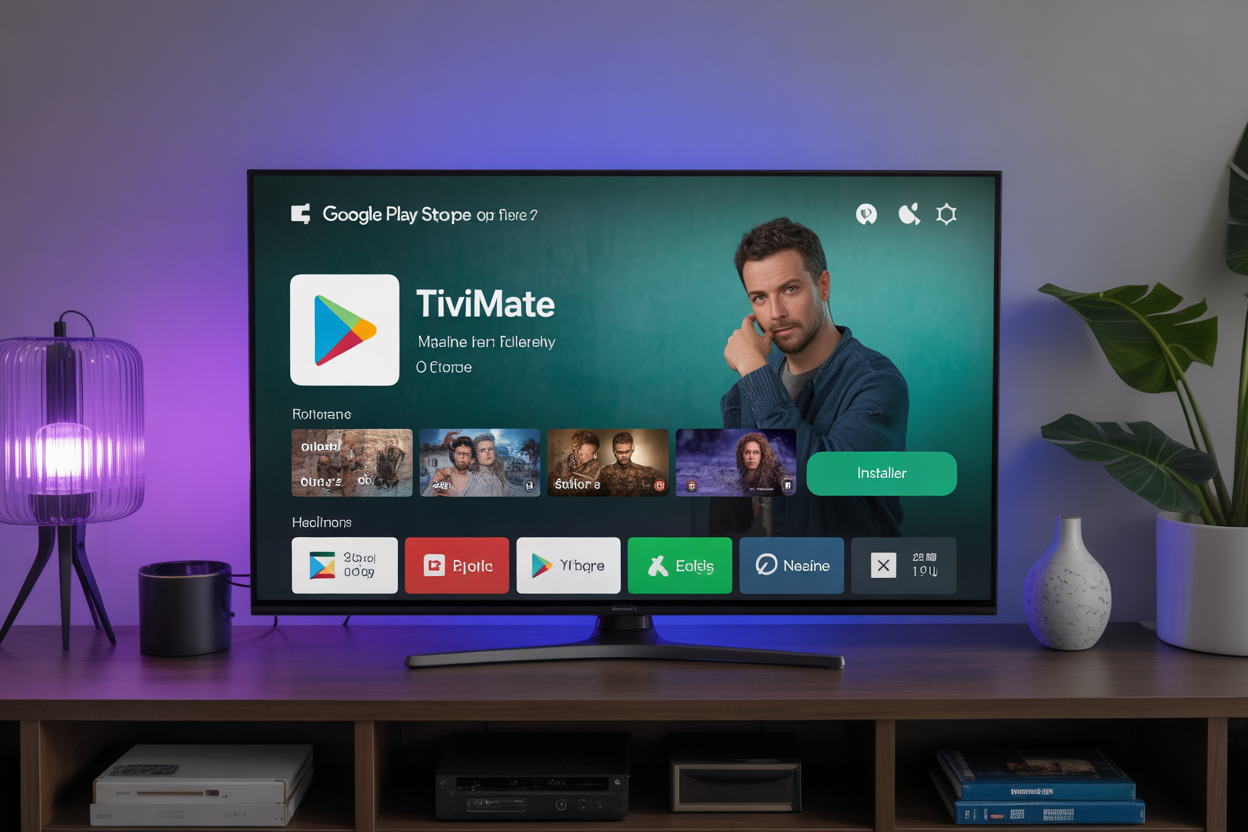 installation IPTV Smart TV Android France 2026